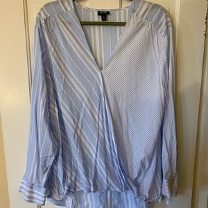 A.N.A surplice blouse